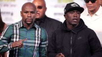 Floyd Mayweather Jr. y Andre Berto.