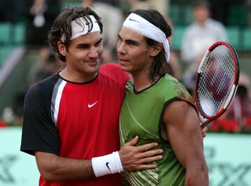 Primer enfrentamiento de ambos en París en las semifinales de 2005. 