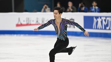 Mexico�s Donovan Carrillo competes in the men�s short program at the ISU Four Continents Figure Skating Championships in Beijing on January 24, 2026. (Photo by GREG BAKER / AFP)