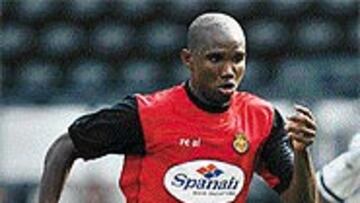 <B>UNA PANTERA</B>. El camerunés siempre se luce en el Bernabéu.