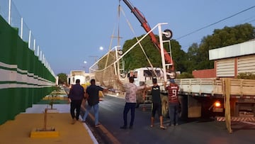 Curioso: ¡llevaron más arcos al entrenamiento de la Selección!