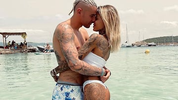 Theo Hern&aacute;ndez y Zoe Cristofoli.