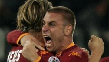 Danielle de Rossi celebrando un gol