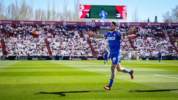 Partido de la jornada 34 de la Segunda División 2025-2026 de la liga de fútbol española, Liga Hypermotion, entre Albacete-Burgos disputado el 4/4/2026 en el Carlos Belmonte. Foto Josema Moreno