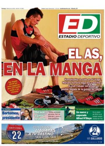 Portadas de la prensa deportiva