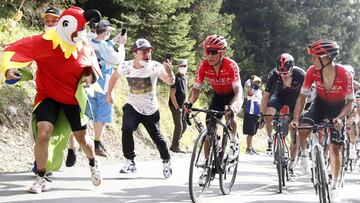 Nairo Quintana, durante una etapa en el Tour de Francia 2020.