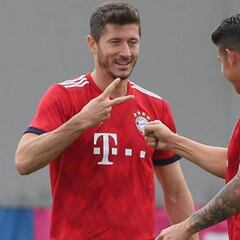 James no para: Entrenamiento y golazo de zurda