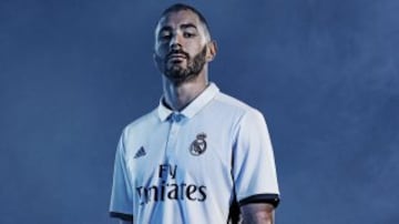 James Rodríguez luce la nueva camiseta del Real Madrid