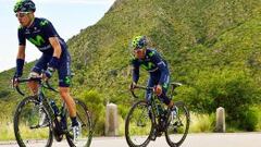 Nairo Quintana, durante el Tour de San Luis.