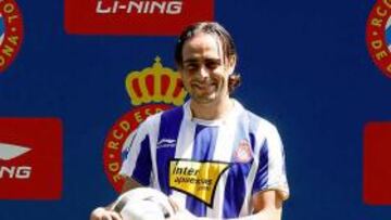 <b>PUESTA DE LARGO. </b>Sergio García fue presentado con la nueva equipación.