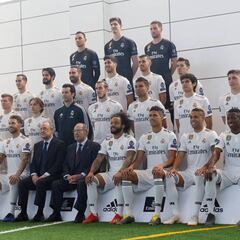 El Madrid cuelga 20 imágenes de la foto oficial con Solari e Isco sólo sale en la de grupo