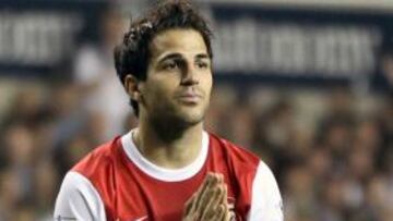La camiseta de visitante del Arsenal, sin Cesc Fábregas