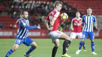 Manu Barreiro, en un partido del N&aacute;stic de Tarragona.