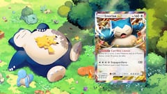 Snorlax ex de Arboleda de Eevee es el tanque definitivo en Pokémon TCG Pocket: tiene una salud absurda y encima se regenera