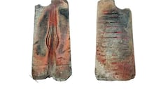 Utiliza una piedra en el granero durante años y los arqueólogos descubren que es un raro molde de lanza de hace 3.300 años