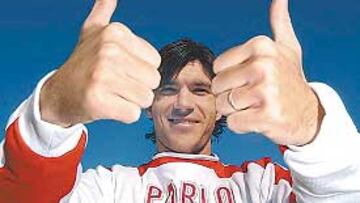 <b>CONTENTO. </b>Pablo se encontró ayer con la noticia de su titularidad.