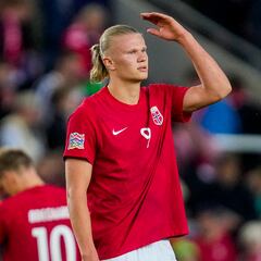 Haaland, baja contra España