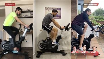 ‘Ciclismo estático’ para tomar contacto con la competición