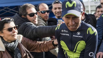 Nairo Quintana continúa con su preparación en territorio español.