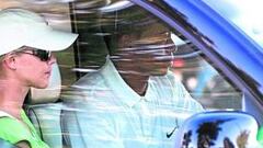 Tiger asustó a EE UU con un accidente leve