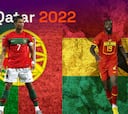 Alineación posible de Portugal y de Ghana hoy en el Mundial
