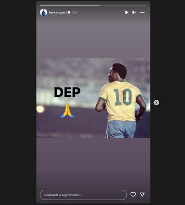 Keylor Navas y Pescadito Ruiz reaccionan al fallecimiento de Pelé