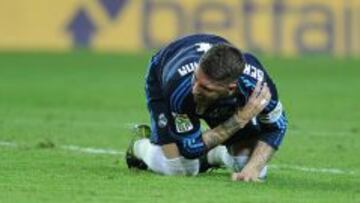 Sergio Ramos, lesionado.