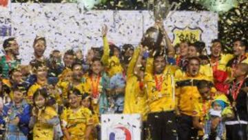 La celebración de los quillotanos tras coronarse campeón.