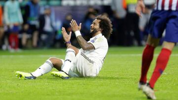 Marcelo, durante el partido.