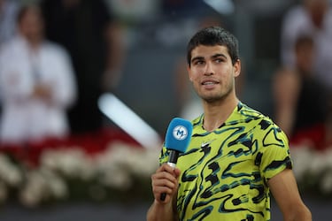 Best pictures as Carlos Alcaraz wins Mutua Madrid Open