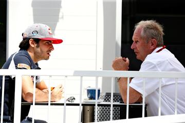 "Sainz está confundido y comete errores tontos. ¿Ferrari? Quizá sea su padre que sueña. Mateschitz y yo le trajimos a Toro Rosso, nadie más le hubiera dado una oportunidad".
