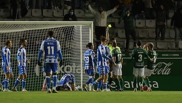 Partido Racing de Ferrol - Deportivo de La Coru&ntilde;a. gol anulado