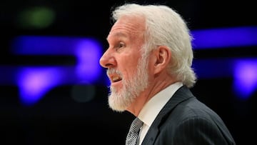 Gregg Popovich, entrenador de San Antonio Spurs.