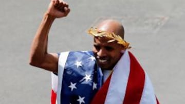 Meb Keflezighi, estadounidense de origen eritreo, vencedor el a&ntilde;o pasado en Boston. 