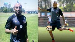 Los detalles de la mañana de Arturo Vidal en el Monumental