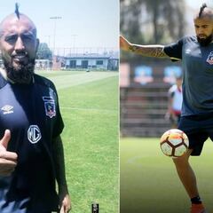 Los detalles de la mañana de Arturo Vidal en el Monumental