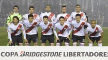 La formaci&oacute;n inicial de River Plate.