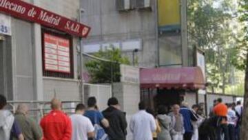 <b>APOYO TOTAL. </b>La afición del Rayo acabó ayer con las entradas.
