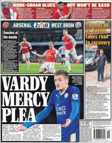 Portadas de la prensa mundial