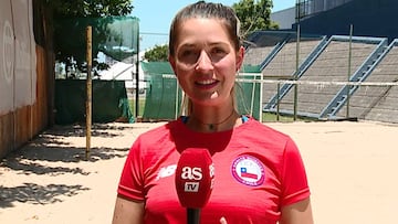 Renata Barchiesi es una de las nuevas figuras del Beach Tennis chileno.