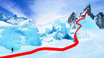 Vallée Blanche, en Chamonix