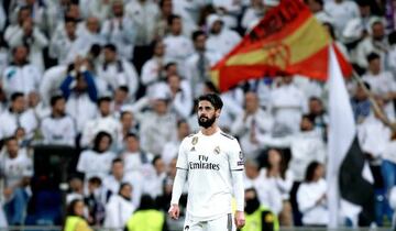 Isco of Real Madrid during the UEFA Champions League match between Real Madrid v CSKA Moskou at the Santiago Bernabeu