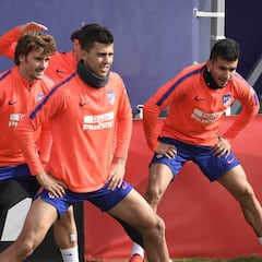 El Atleti preparó el duelo ante la Juve sin Lucas y sin pistas sobre el once