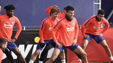 18/02/19 ENTRENAMIENTO ATLETICO DE MADRID
THOMAS
GRIEZMANN
CORREA GRUPO