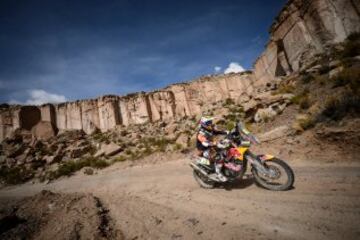 Quinta etapa, San Salvador de Jujuy-Uyuni. Jordi Viladoms con KTM.