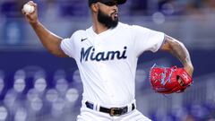 Sandy Alcántara, CY Young de la Liga Nacional, sigue sin aparecer y sumó su tercera derrota, esto después de que los Braves superaran a los Marlins.