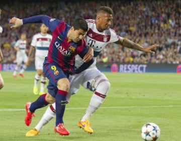 Luis Suárez y Boateng
