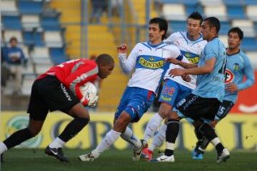 Jorge Rivera fue un portero colombiano que jugó en O'Higgins el 2009. Su carrera la había hecho en Perú y de hecho volvió rápidamente a la liga peruana. Hoy juega en Sport Loreto de Perú.