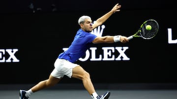 Carlos Alcaraz en la Laver Cup.