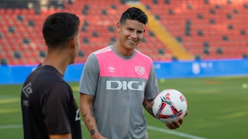 DT del Rayo y James Rodríguez.